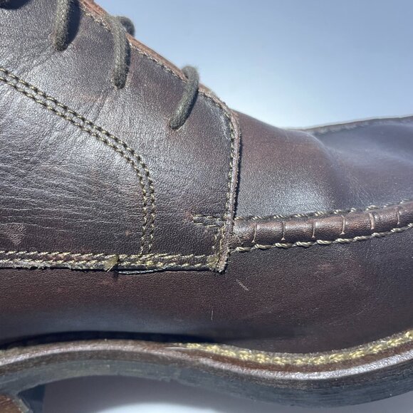 BOTTESINI  Italian Lace Up Square Toe Sz 43(EU)US(10) Brown Leather Ankle Boots main image 5